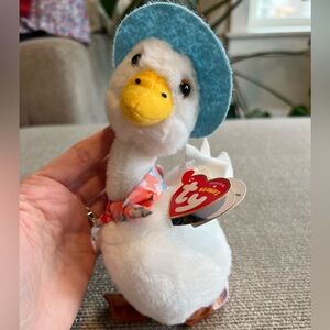 Ty Beanie Baby Beatrix Potter Puddle Duck